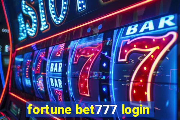 fortune bet777 login